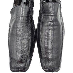 Cesare Paciotti Italy Mens US 11 / UK 10 Eel skin Leather Loafers Dress Shoes
